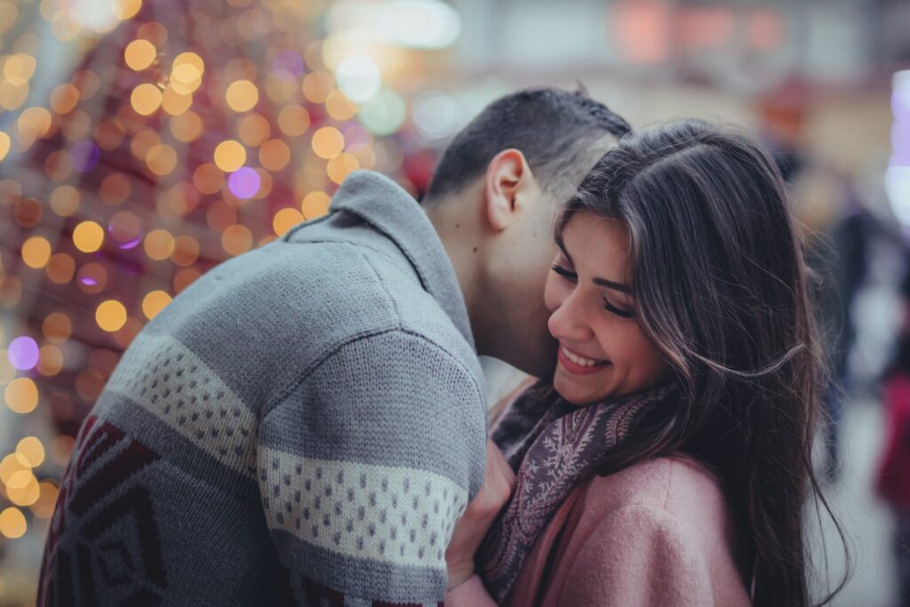 Dates: A man hugging a woman