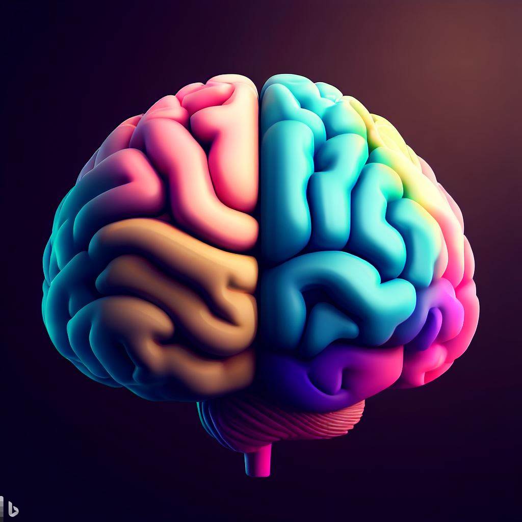 a brain with different colors. Limiting beliefs have different types.