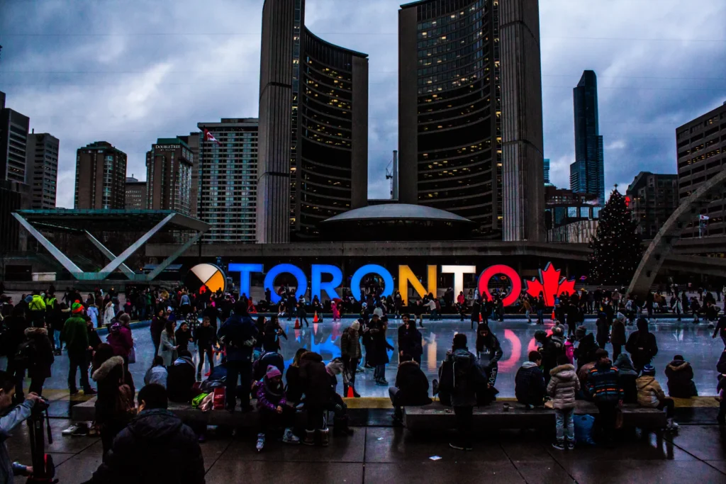 Colorful image of toronto